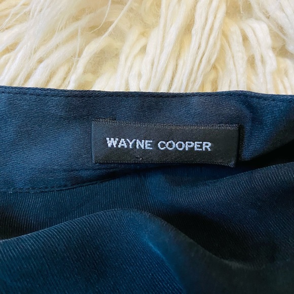 Wayne Cooper Size 2 / AU 10 Silk Dress Deep V Neck Split On Side Party Cocktail - Picture 5 of 8